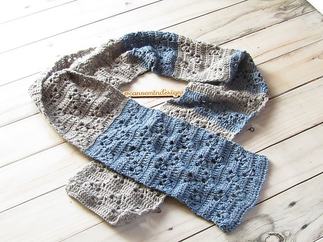 Denim Grace Unisex Scarf