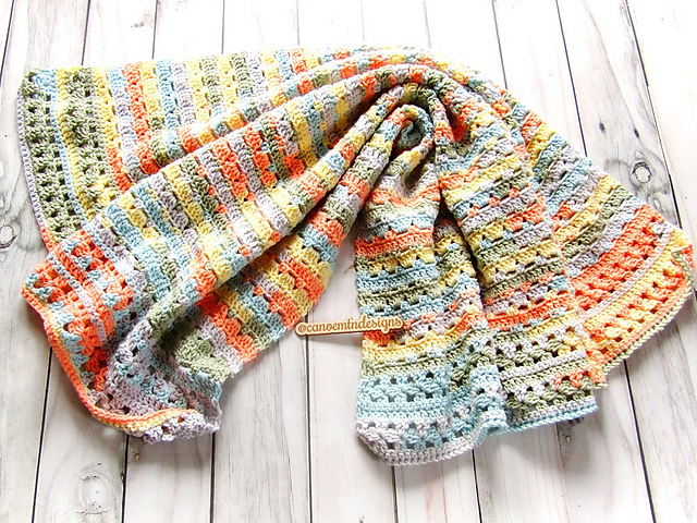 Seaside Sunrise Baby Blanket