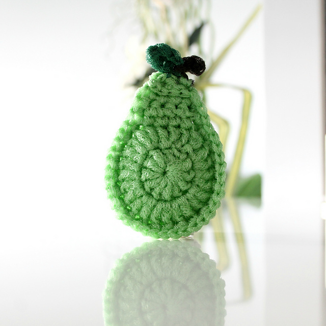 Pear scrubbie