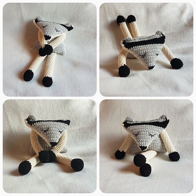 Doudou Ragdoll Loup