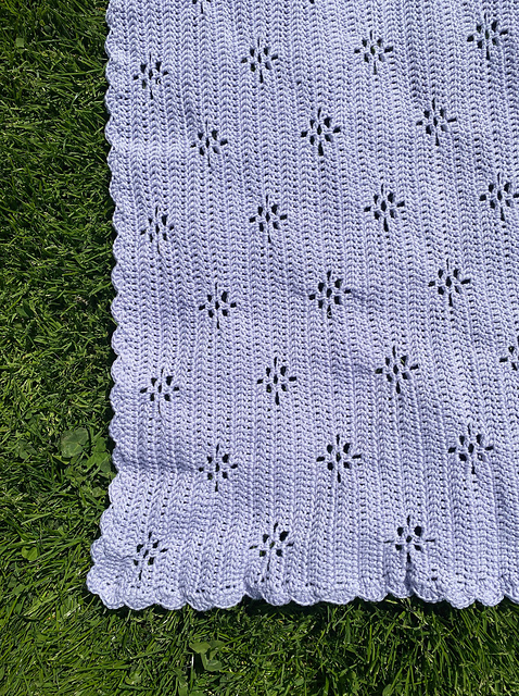 Flower Baby Blanket Pattern