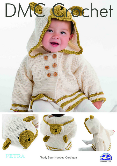 Teddy bear Hooded Cardigan