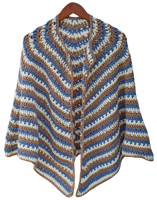 Ravelry Stay Put Shoulder Blanket pattern by Cara Louise Reitbauer