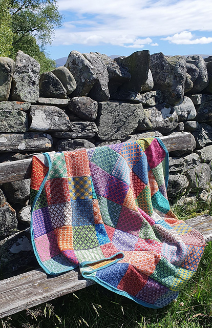 Colourwork Sampler Blanket