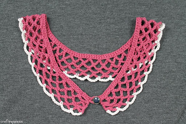 Plum Ivory Collar