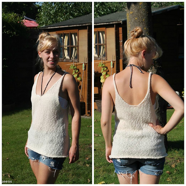 Simple stockinette top
