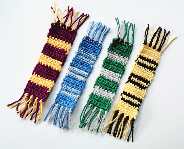 House Colour Bookmarks (Hogwarts Inspired)