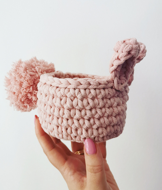 Fluffy Bunny Basket