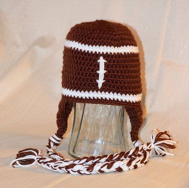 Football Earflap Beanie