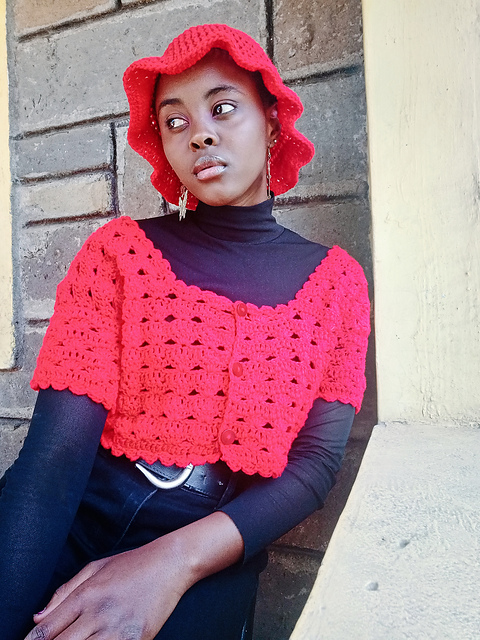 Mesh cardigan coverup