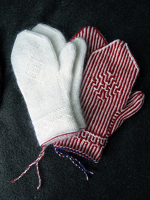 г варежки. варежки мохер. варежки индийский клин описание для начинающих. красивые варежки с орнаментом. двойные варежки спицами мастер класс малышам.