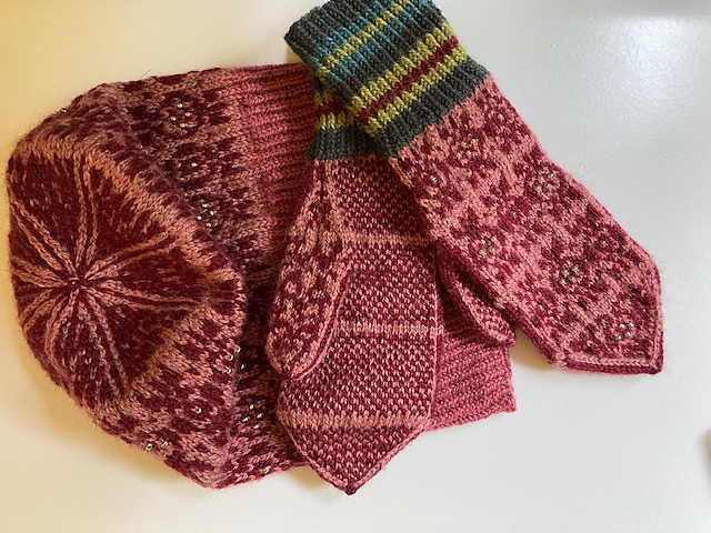 Pressed Flowers Mitts