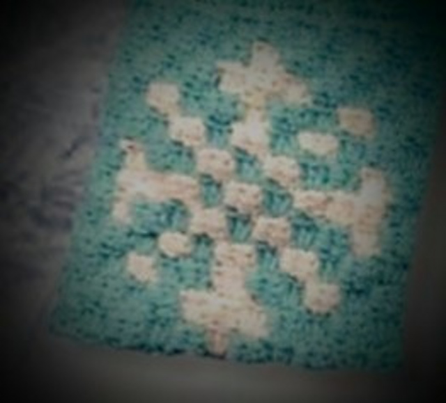 Carla's C2C Snowflake Scarf