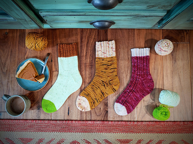 Pie Socks Toe Up