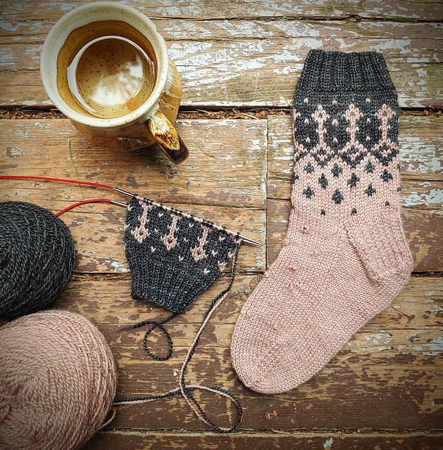 Stardust Socks Cuff Down