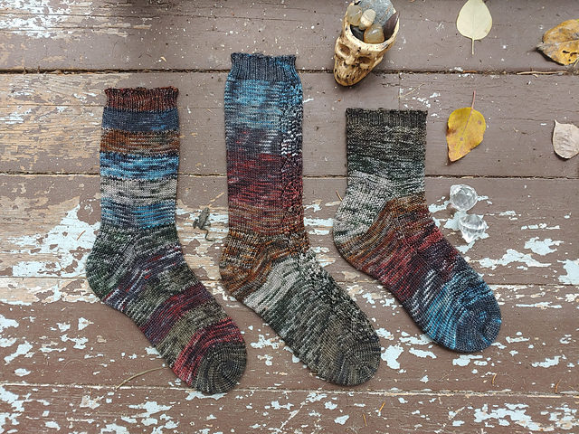 13 Nights of Spooky Socks Toe Up