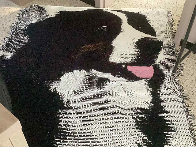Mosaic "Bernese Mountain Dog