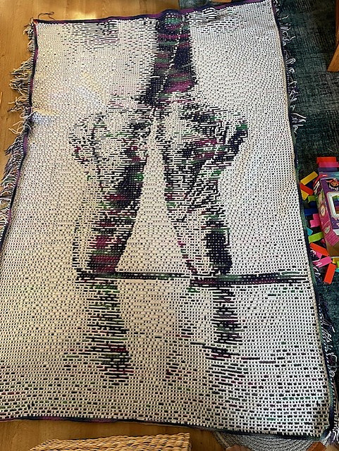 Mosaic "Ballet Slippers"