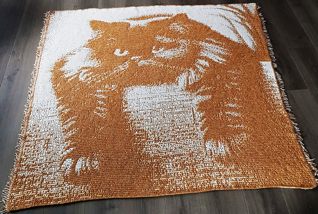 Overlay Mosaic "LAZY CAT"