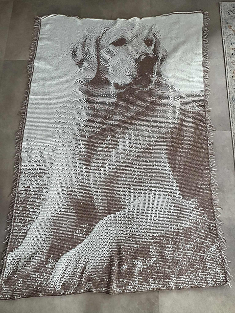 Overlay Mosaic "GOLDEN RETRIEVER"
