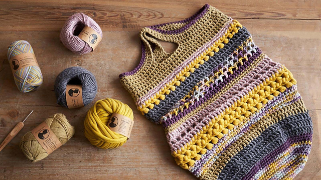 Colourful tote bag