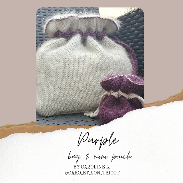 Purple Bag & Minipouch