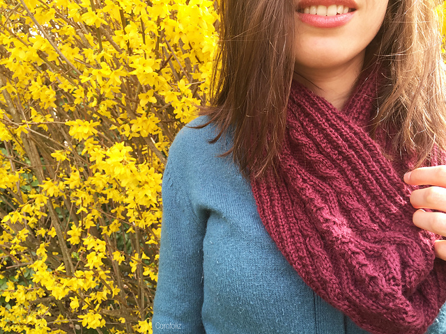 Snood à torsades