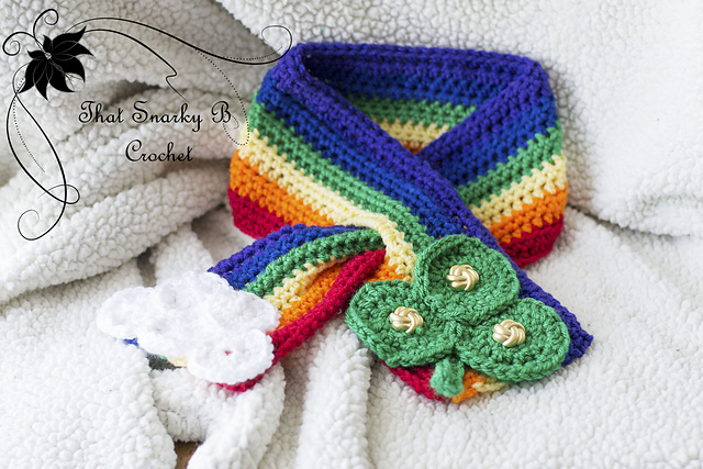 Luck O' The Irish Rainbow Cowl
