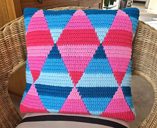 Mosaic Harlequin Cushion