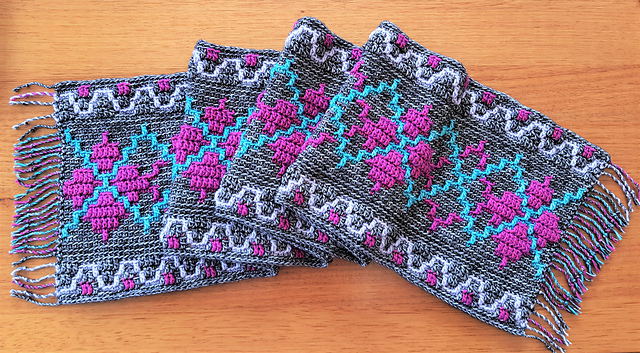 Mosaic Argyle Scarf