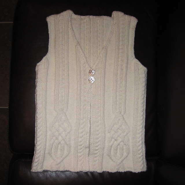 Celtic Charm Cable Vest