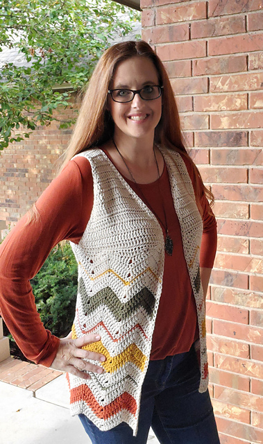 Harvest Chevron Vest