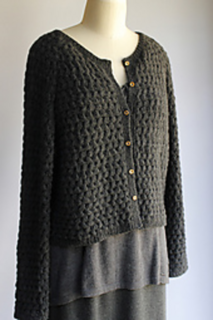 Popcorn Waffles Cardigan