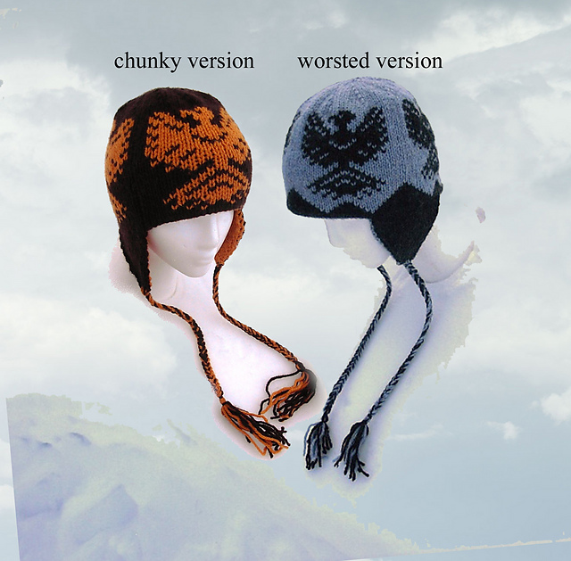 Rising Eagle Mó:qw Double Knit Hat