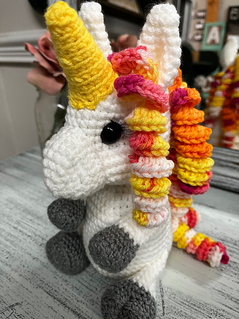 Ravelry: Luna unicorn redesigned pattern by Carolann Rutkowski