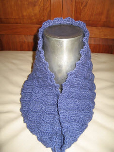 January "Subtly" Cabled Cowl