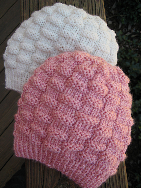 Basket-Weave Baby Hat