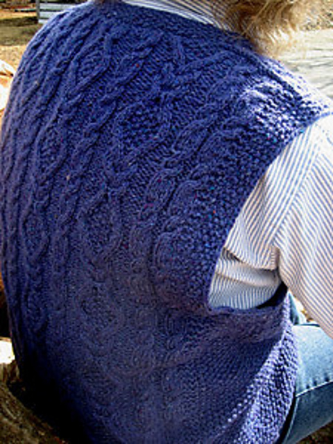 Cable Moss Vest