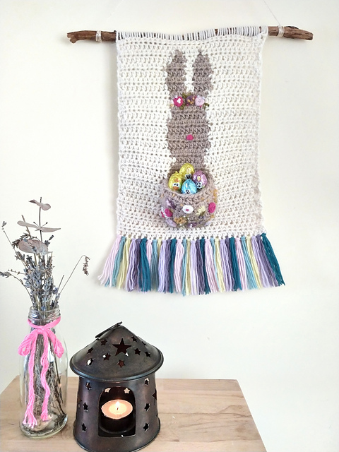Funny Bunny Wall Hanging