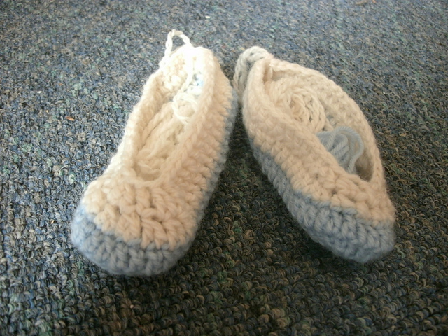 Crochet Retro Slippers