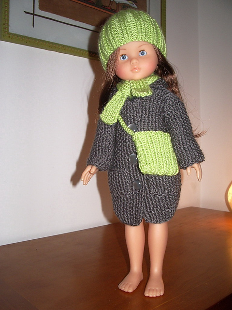 Manteau et accessoires - Les Chéries doll