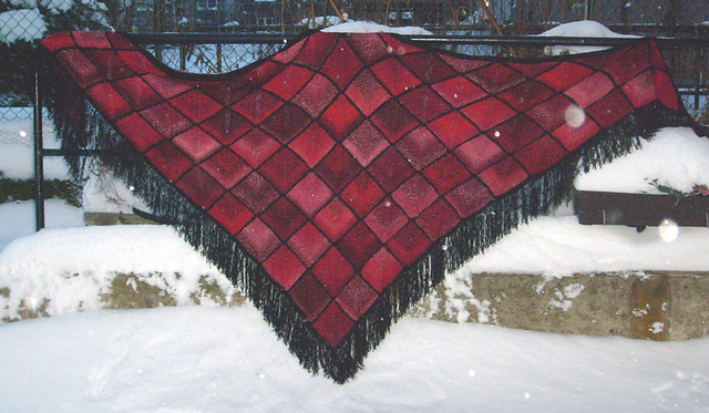 Morrighan shawl