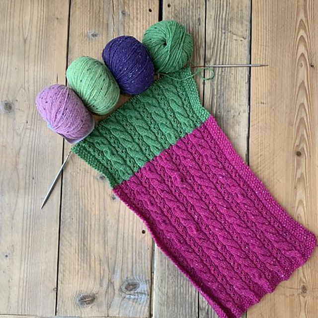 Caro's Terrazzo Colourblock Scarf