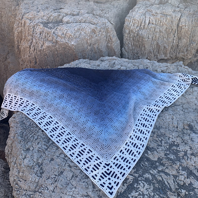 Deep Sea Shawl / Sjaal / Schal