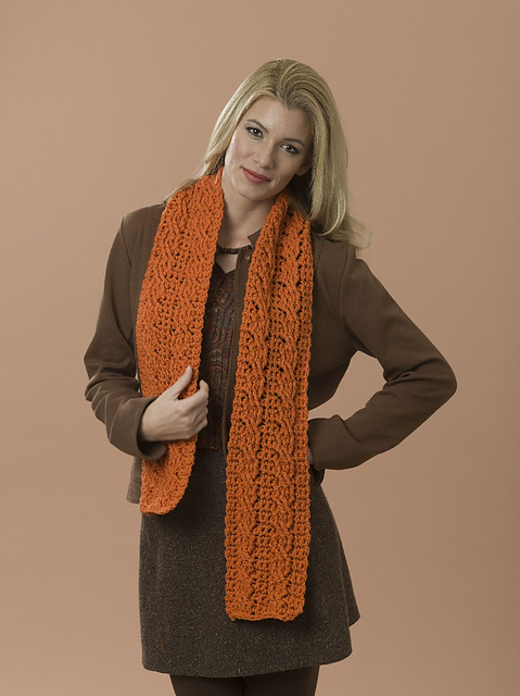 Cabled Scarf - Novice