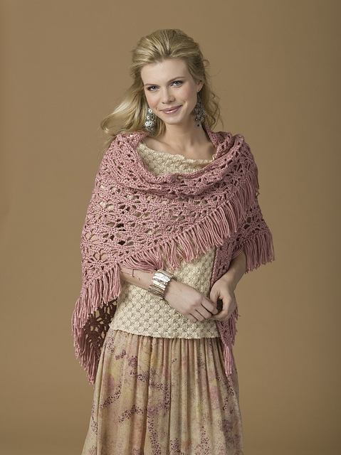 Lacy Web Shawl