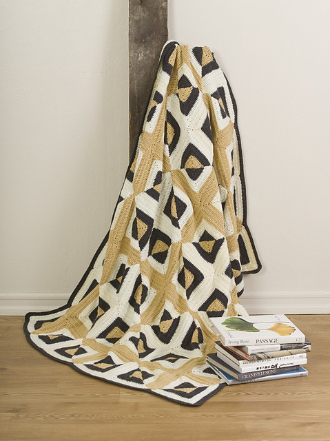 Optical Illusion Afghan