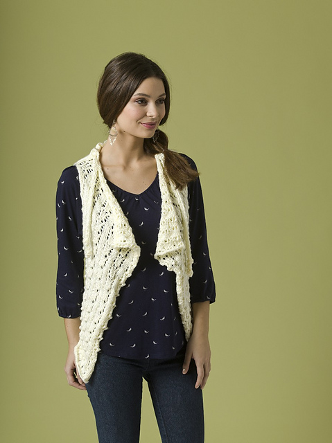 Lacy Drapey Vest