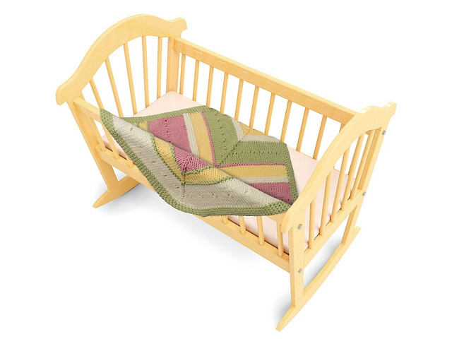 Corner Miter Baby Blanket