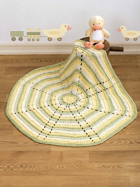 Knit-Around Baby Blanket